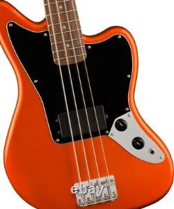 Fender Squier Electric Bass Guitar Affinity Series Jaguar H Metallic Orange