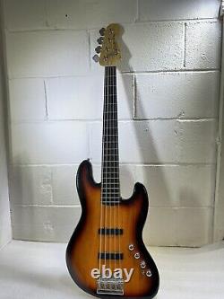 Fender Squier Jazz Bass guitar 5 String Indonesia Used