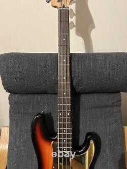 Fender Squier Precision Bass, 3 colour sunburst, Upgraded. Mods Available