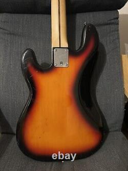 Fender Squier Precision Bass, 3 colour sunburst, Upgraded. Mods Available