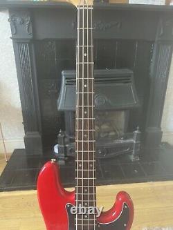 Fender Squier Precision Bass, Torino Red, Upgraded. Mods Available