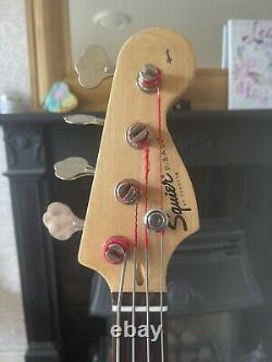 Fender Squier Precision Bass, Torino Red, Upgraded. Mods Available