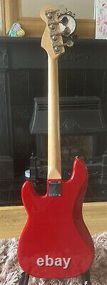 Fender Squier Precision Bass, Torino Red, Upgraded. Mods Available