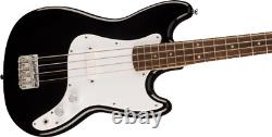 Fender Squier Sonic Bronco Bass, Laurel Fingerboard, Black (NEW)