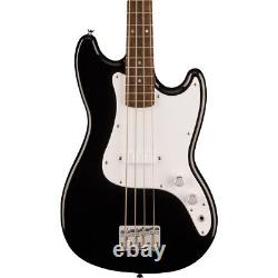 Fender Squier Sonic Bronco Bass, Laurel Fingerboard, Black (NEW)