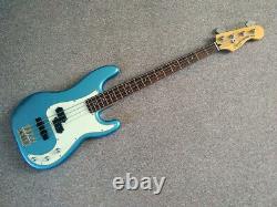 Fender Squier Vintage Modified Precision Bass Guitar Rare Lake Placid Blue
