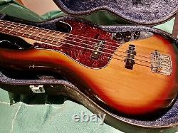 Fender Squire Jazz Bass In Sunburst