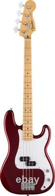 Fender Standard Precision Bass Guitar, Candy Cola, Maple (NEW)