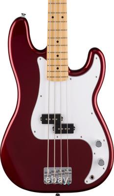 Fender Standard Precision Bass Guitar, Candy Cola, Maple (NEW)