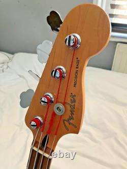 Fender Standard Precision Bass with RS Roundwound Strings + Gig Bag + Pickguards