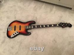 Fender / Status Sunburst Jazz Bass active Custom Build perfect condition