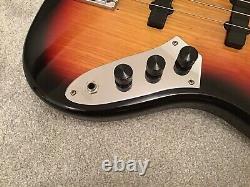 Fender / Status Sunburst Jazz Bass active Custom Build perfect condition