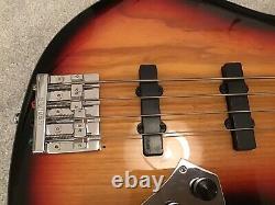 Fender / Status Sunburst Jazz Bass active Custom Build perfect condition