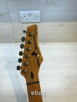Fender Sunn Mustang Electric Bass Guitar with case and strings in good condition