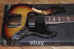 Fender USA Jazz bass 1973 with original case lightweight 8.75 pounds