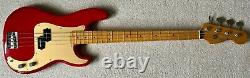 Fender Vintera'50s Precision Bass Guitar Maple Fretboard 2022 Dakota Red