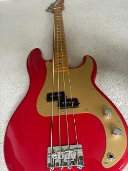 Fender Vintera'50s Precision Bass Guitar Maple Fretboard 2022 Dakota Red