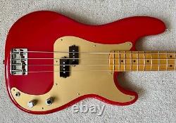 Fender Vintera'50s Precision Bass Guitar Maple Fretboard 2022 Dakota Red