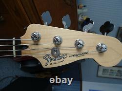 Fender p bass guitar precision mexican mim white 4-string 2004 excellent cond