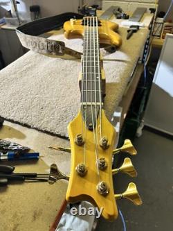 Fenix 5 String Bass Guitar Recent Refret, Repair, Upgrades And Pro Set Up