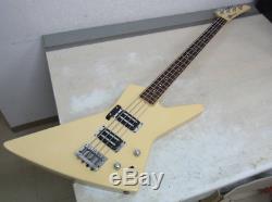 Fernandes Explorer BXB-55 Base Cream White Electric Bass Guitar S# L004753