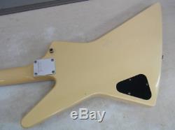 Fernandes Explorer BXB-55 Base Cream White Electric Bass Guitar S# L004753