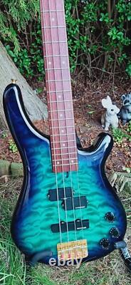 Fernandes FRB60 Revolver Bass 24 Fret Long Scale in Marine Burst Mid 90s