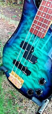 Fernandes FRB60 Revolver Bass 24 Fret Long Scale in Marine Burst Mid 90s