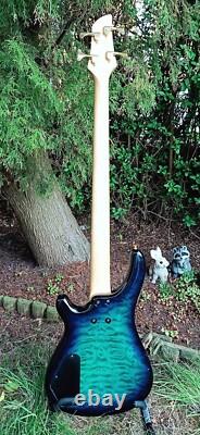 Fernandes FRB60 Revolver Bass 24 Fret Long Scale in Marine Burst Mid 90s