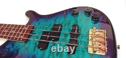 Fernandes FRB60 Revolver Bass 24 Fret Long Scale in Marine Burst Mid 90s