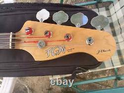 Fgn (japan) Fujigen Jazz Bass Classic Alder Body With Rare Orig. Fgn Gig Bag