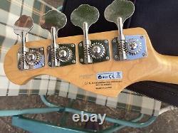 Fgn (japan) Fujigen Jazz Bass Classic Alder Body With Rare Orig. Fgn Gig Bag