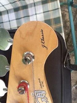 Fgn (japan) Fujigen Jazz Bass Classic Alder Body With Rare Orig. Fgn Gig Bag
