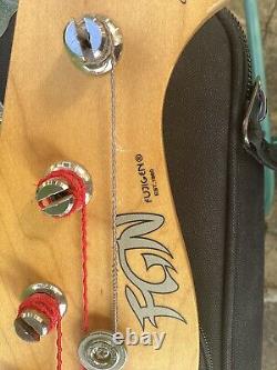 Fgn (japan) Fujigen Jazz Bass Classic Alder Body With Rare Orig. Fgn Gig Bag
