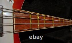 Fretless Bass Guitar Neck Through Sunburst 34 inch scale 20 Frets