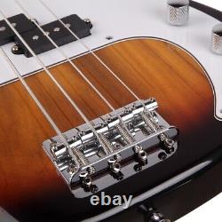 Full Set GP Electric Bass Guitar With Single Pickup 20W Amp Speaker Bag Strap Kit