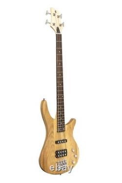 Fusion Electric Bass Natural Satin