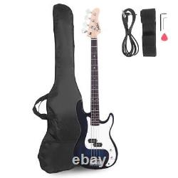 GLARRY Electric Bass Guitar 4 Strings Full Size for Beginner with Bag, Strap