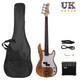 Gp Electric Bass Guitar Full Set With 20w Bass Amp Bag Strap Cord Wrench Tool