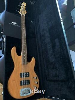 G&L L-2000 Gloss Natural Electric Bass Guitar G & L With Hardshell Case USA