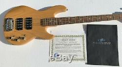G&L L-2000 Gloss Natural Electric Bass Guitar G & L With Hardshell Case USA