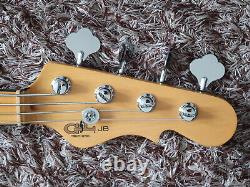 G&L Tribute Series JB 3-Tone Sunburst Electric Bass Guitar. No truss rod