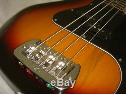 G&l Tribute Series Lb-100 Sunburst 4 St Brazilian Cherry Electric Bass Guitar