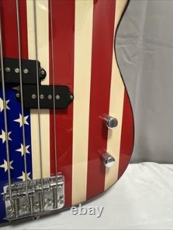 Galveston american flag p bass electric guitar