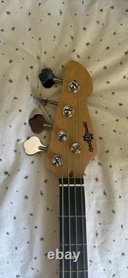 Gear4Music electric bass guitar bundle with amp, bag, cables Gear4Music electric bass guitar bundle with amp, bag, cables