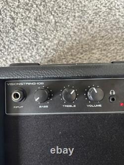 Gear4music 3/4 Bass Guitar with 15W Amp Pack Sunburst