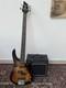 Gear4music Chicago Bass Guitar With 15w Amp, Sunburst