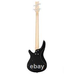 Glarry 4 String Electric Bass Guitar Split Single Pickup Right Hand Full Size