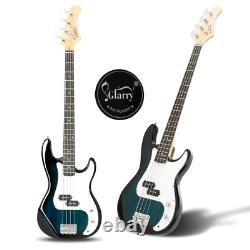 Glarry 4 String Electric Bass Guitar with Pickguard Tool Kits Bag for All Level