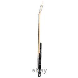 Glarry Burning Fire Electric Bass Guitar Full Size 4 Stri